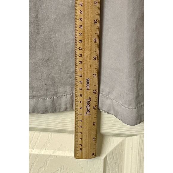 NWT Crescent Gray Contrasting Pocket Front Shirt Mini Dress Size Small - Picture 10 of 12